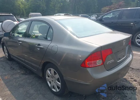 2007 Honda Civic Lx из США, поврежденный, VIN 2HGFA16587H502956